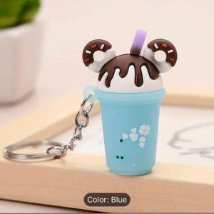 NWT Mickey Mouse Milkshake Keychain